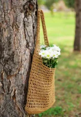 eco jute planter home decor