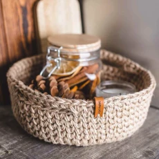 handcrafted jute home decor