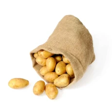 Food-grade potato jute sacks for export.