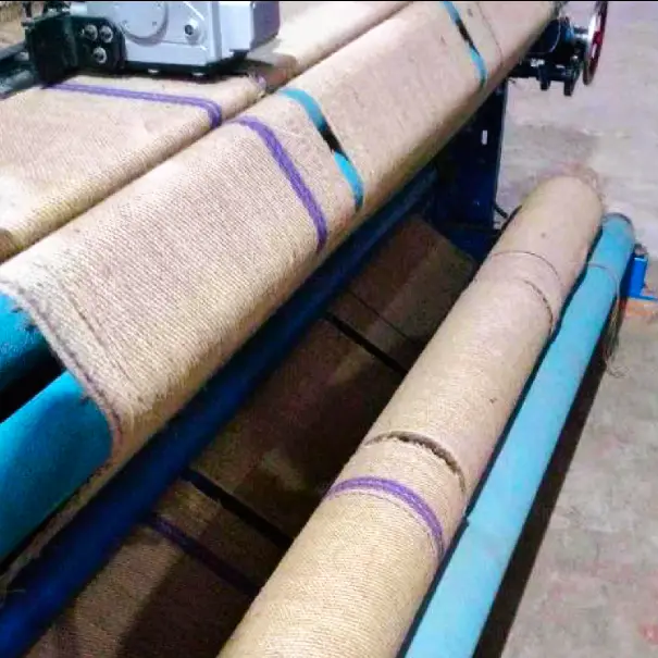 Durable jute fabric used in industrial applications including packaging, geotextiles, and sustainable manufacturing solutions.