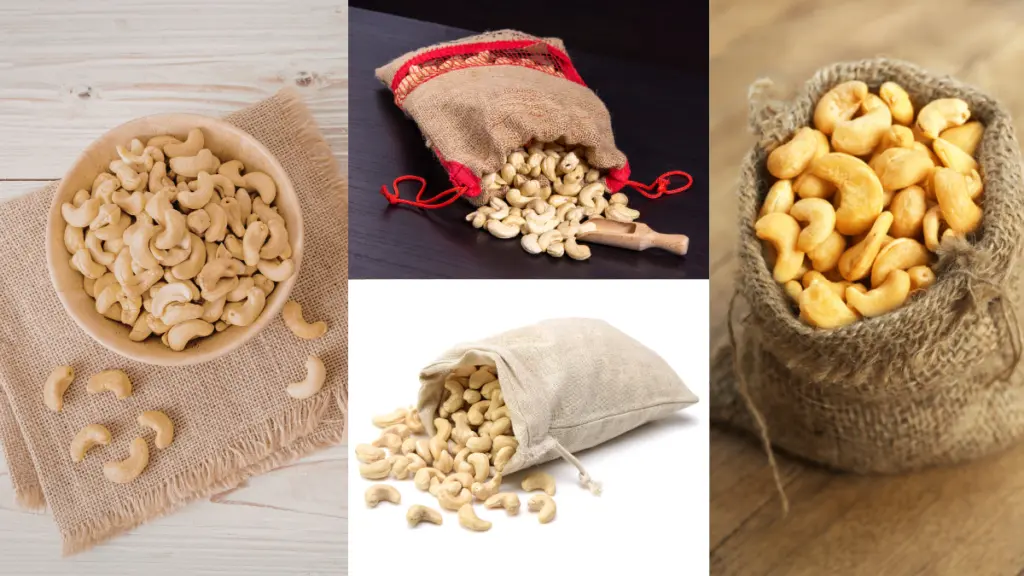 Cashew export shipment from Nigeria packed in jute sacks