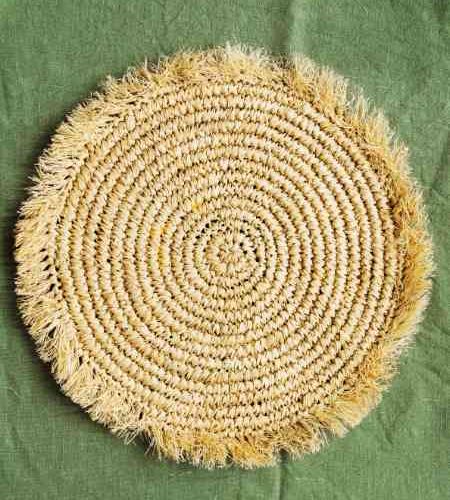 jute table mats handmade